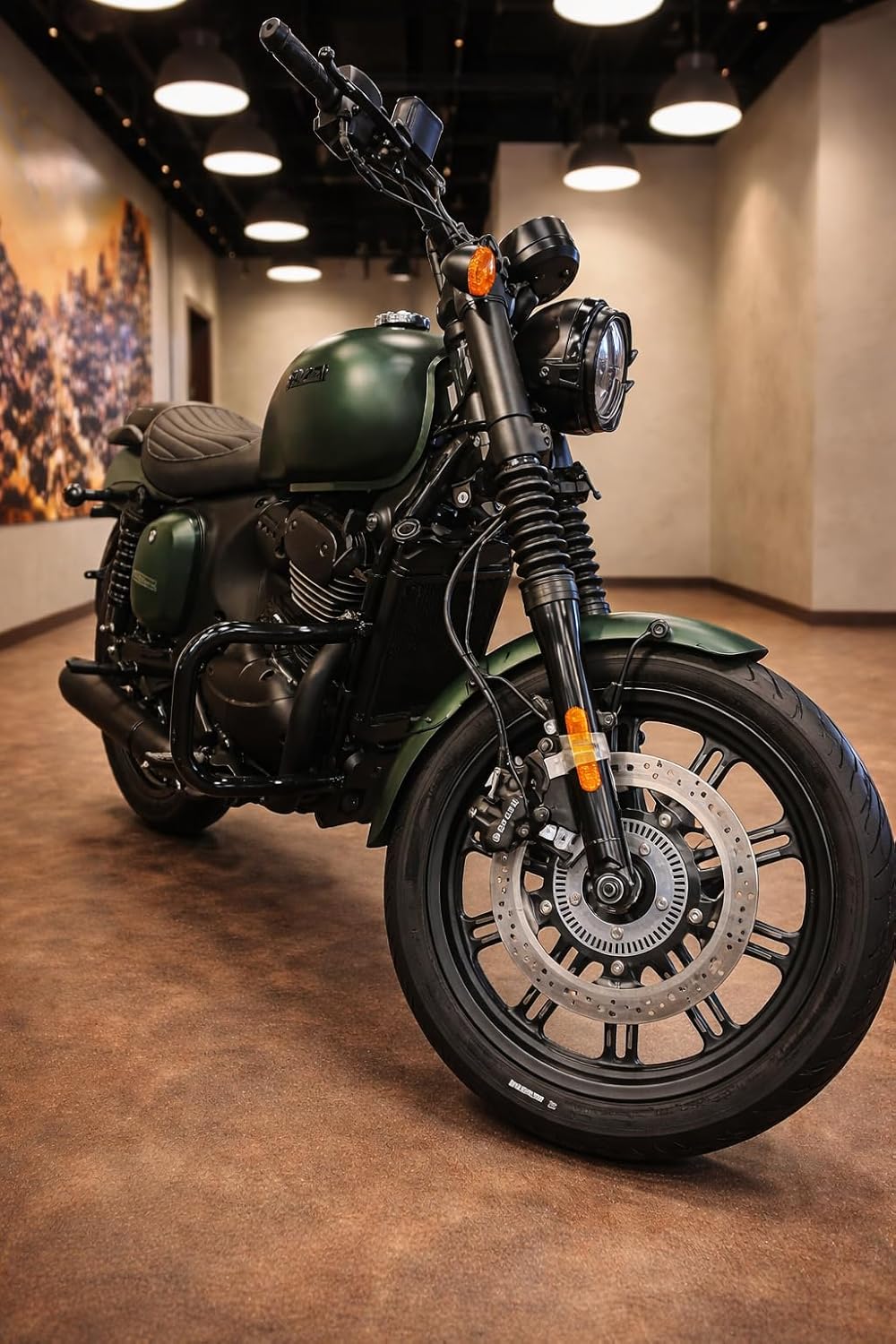 U-Type Engine Guard/Leg Guard Compatible with Jawa & Yezdi (2025–2026 All Models) – Heavy Duty Build | Premium Black Finish | High-Strength Crash Protection | Durable & Stylish Design