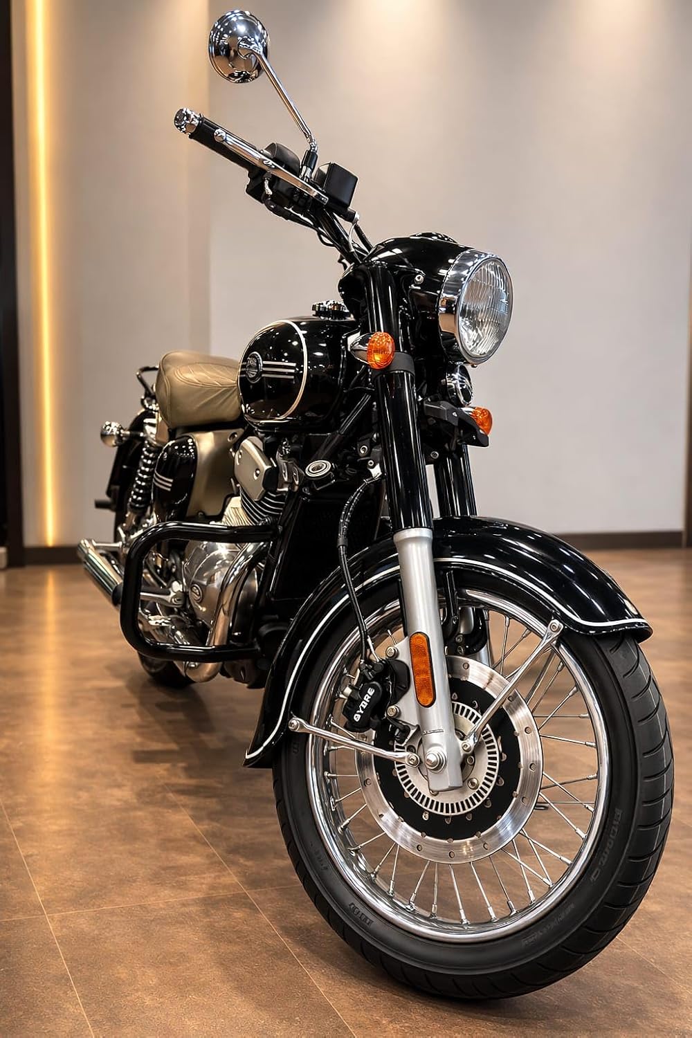 U-Type Engine Guard/Leg Guard Compatible with Jawa & Yezdi (2025–2026 All Models) – Heavy Duty Build | Premium Black Finish | High-Strength Crash Protection | Durable & Stylish Design