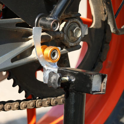 ASCO Motors Premium Rear Paddock Stand for Kawasaki, Yamaha R15, KTM – Green