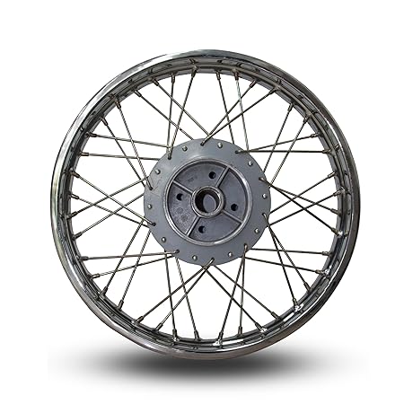 Wheel for Royal Enfield Classic 350/500 Thunderbird 350/500 Front 19 Inches (Chrome)
