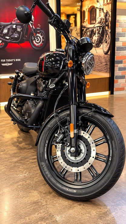 C-Type OEM Style Crash Guard Crash Protection Compatible with 42 Bobber, 42, FJ, Classic & Roadster – Premium Matte Black Finish