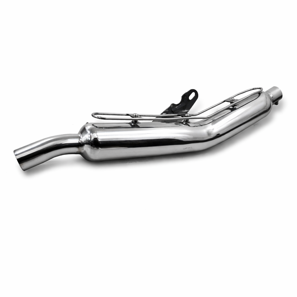Royal Enfield Classic 350 Stainless Steel Silencer – Heavy Quality Exhaust | Premium Finish | Long-Lasting Performance