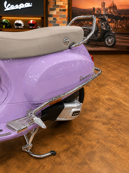 Vespa 150 Premium Accessories Kit | Heavy Duty Metal Build | Chrome Mirror Finish | Stylish Protection & Touring Combo