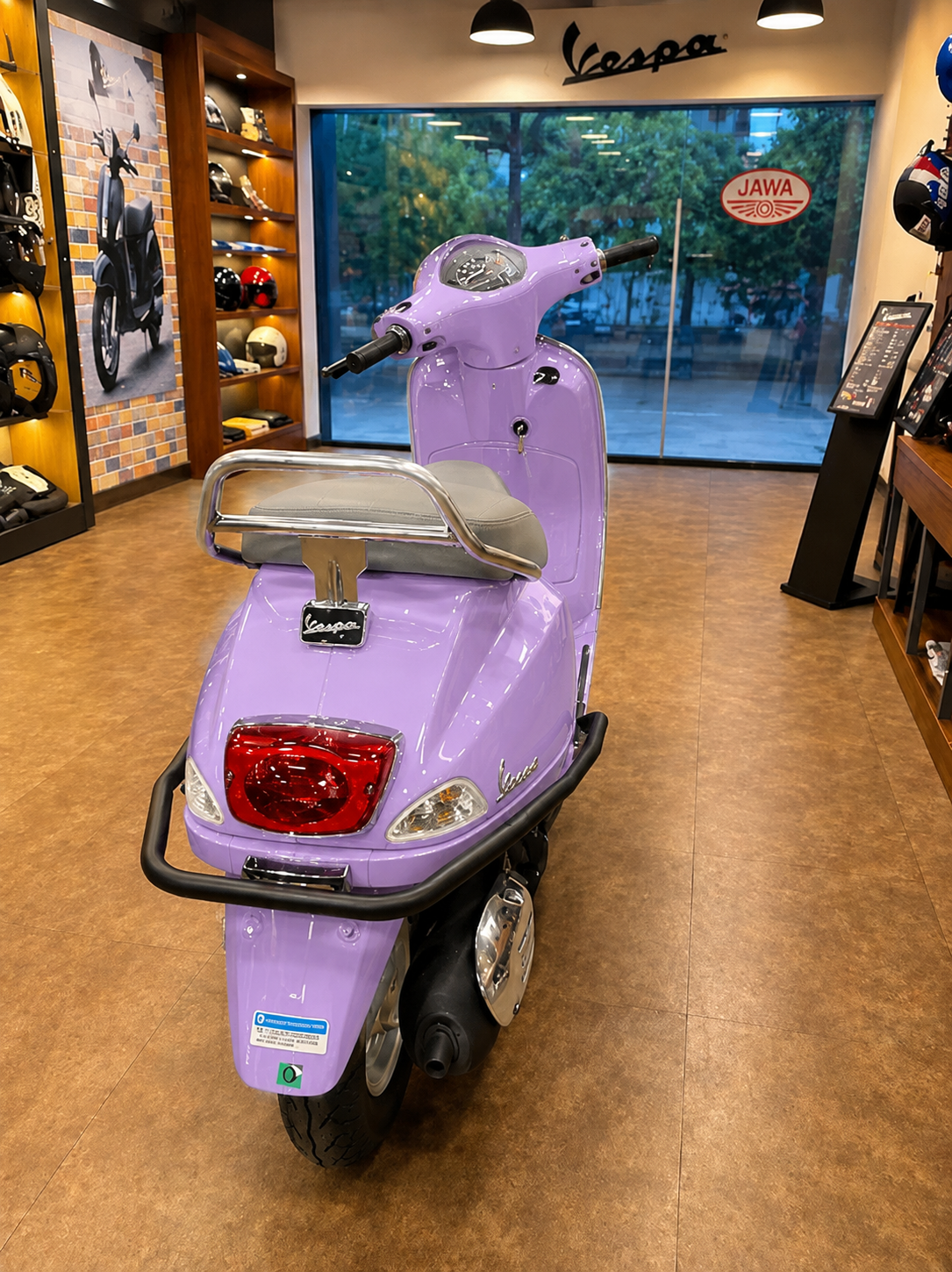Vespa 150 Premium Accessories Kit | Heavy Duty Metal Build | Matte Black Powder Coated Finish | Stylish Protection & Touring Combo