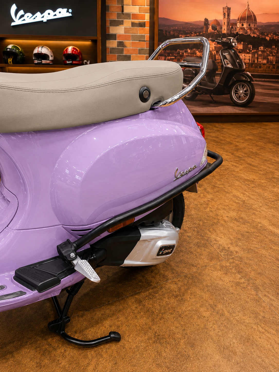 Vespa 150 Premium Accessories Kit | Heavy Duty Metal Build | Matte Black Powder Coated Finish | Stylish Protection & Touring Combo