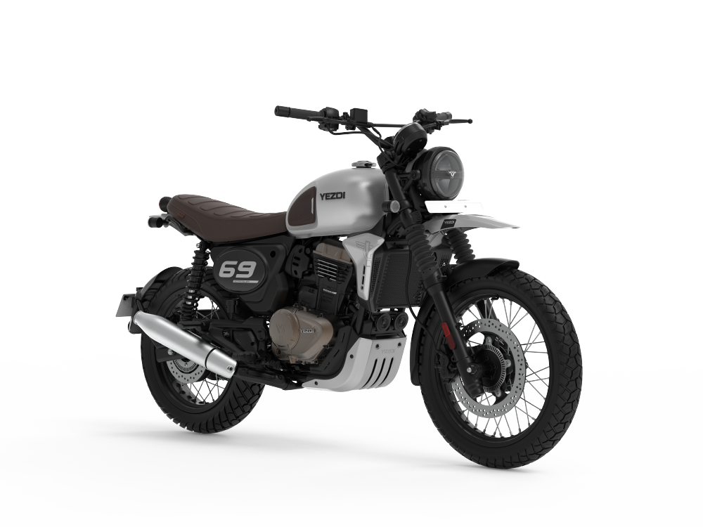 Yezdi Scrambler 2026 - Grey Panther