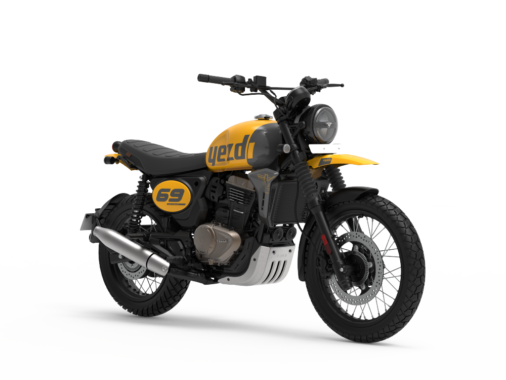 Yezdi Scrambler 2026 - OG Yellow