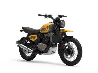 Yezdi Scrambler 2026 - OG Yellow