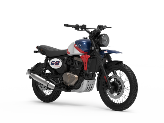Yezdi Scrambler 2026 - Rally Blue