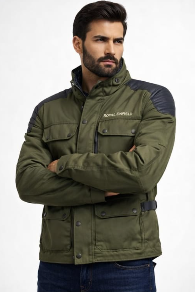 Motorcycle Riding Jacket Compatible with Royal Enfield – All Season Protective Riding Gear