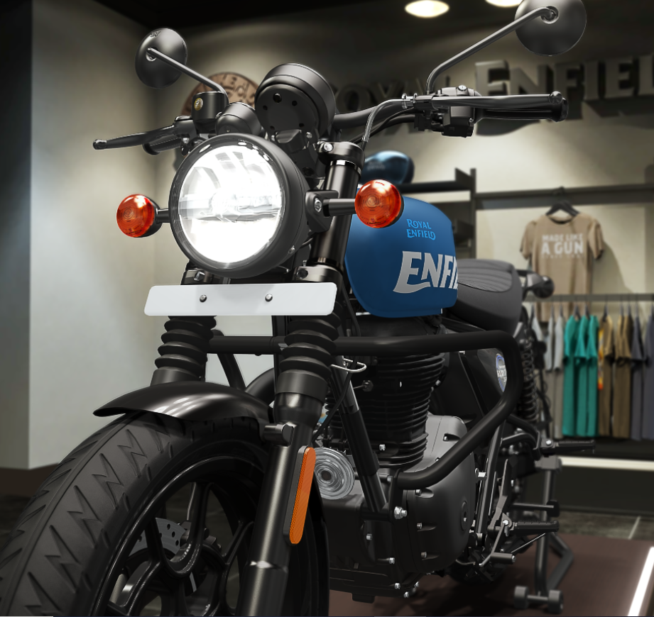 Safety Crash Guard Compatible with Royal Enfield Hunter 350