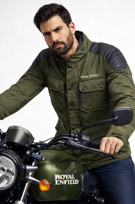 Motorcycle Riding Jacket Compatible with Royal Enfield – All Season Protective Riding Gear