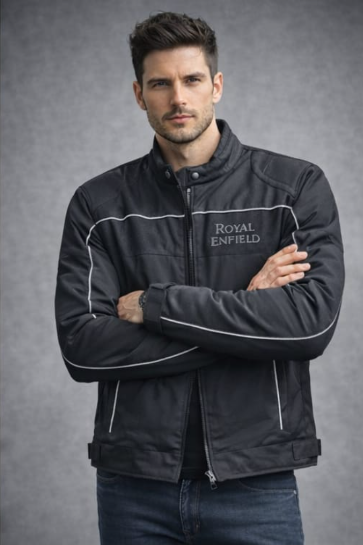 Riding Jacket for Royal Enfield Riders – Protective Motorcycle Jacket with Shoulder, Elbow & Back Guards