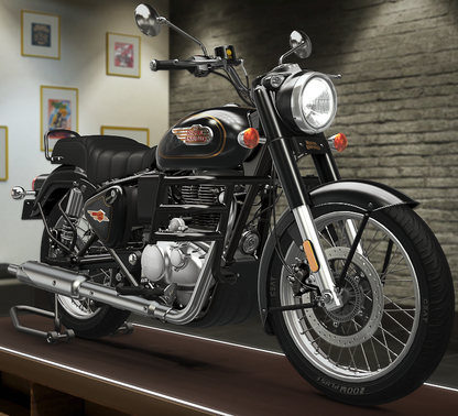 Crash Guard/Airfly Leg For Your Meteor And Classic 350 and battalion black