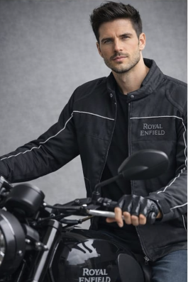 Riding Jacket for Royal Enfield Riders – Protective Motorcycle Jacket with Shoulder, Elbow & Back Guards