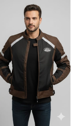 Protective Riding Jacket Compatible with Jawa – All Season Motorcycle Jacket