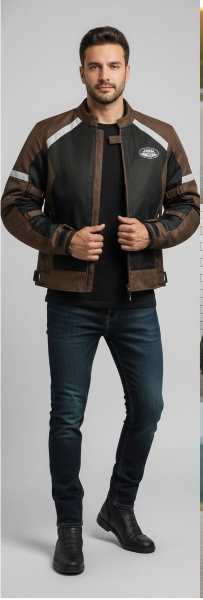 Protective Riding Jacket Compatible with Jawa – All Season Motorcycle Jacket