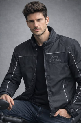 Riding Jacket for Royal Enfield Riders – Protective Motorcycle Jacket with Shoulder, Elbow & Back Guards