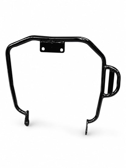 Aprilia SR 125 Paramount Protection Kit with Footrest | Heavy Duty Metal Build | Premium Black Finish | Stylish Safety & Comfort Combo for Touring & Daily Ride