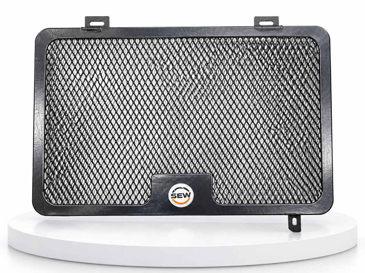 Radiator Guard Compatible with Aprilia RS 457 | Heavy-Duty Metal Mesh Protection | Premium Black Finish | Durable Radiator Protector