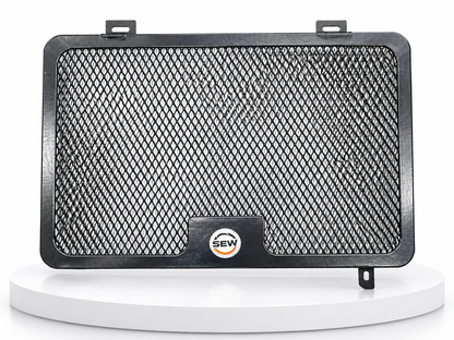Radiator Guard Compatible with Aprilia RS 457 | Heavy-Duty Metal Mesh Protection | Premium Black Finish | Durable Radiator Protector