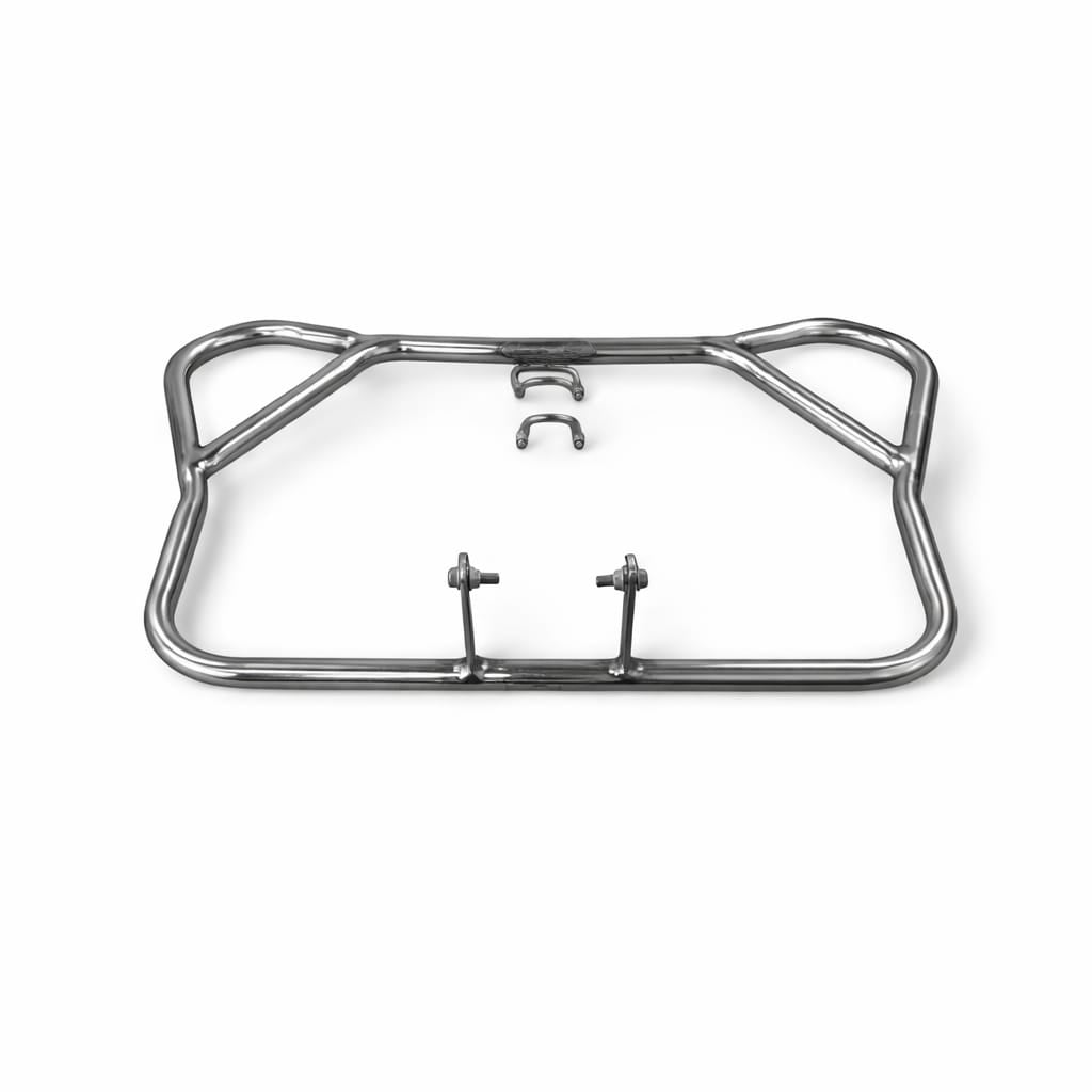 Heavy Duty Army Crash Guard / Leg Guard for Royal Enfield Classic 350, Royal Enfield Bullet 350 & Royal Enfield Standard 350 – Premium Stainless Steel Build | Strong Protection | Bulky Army Style Design