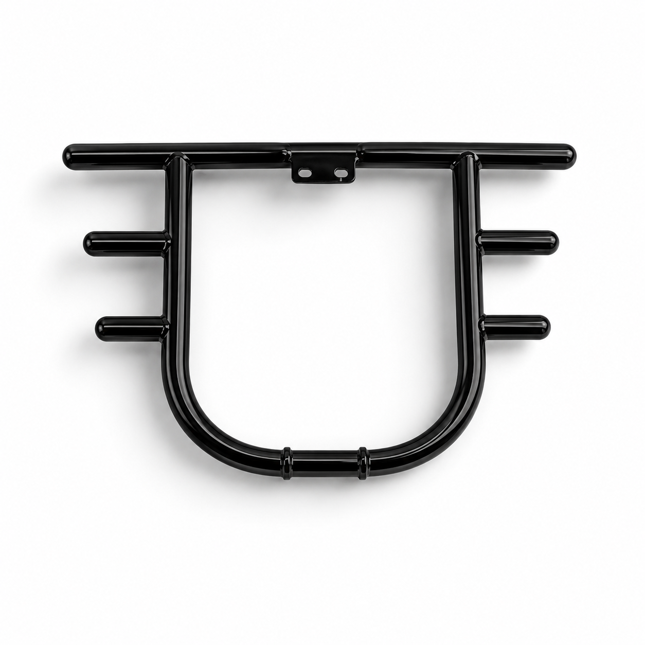 3 Rod Straight Leg Guard for Royal Enfield Electra, Standard, Thunderbird & Classic BS3 BS4 | Heavy Duty Crash Guard | Matte Black Powder Coated Finish | Engine & Rider Protection