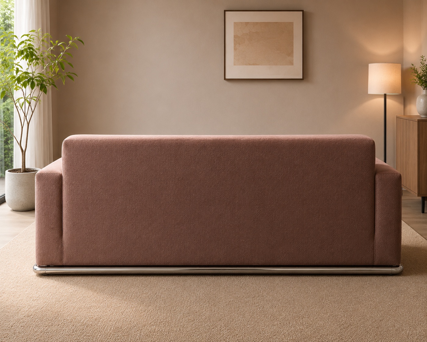 Premium Metal Railing Sofa Base | Stainless Steel Frame Support for Modern Sofas | Enhanced Stability, Safety & Luxury Design