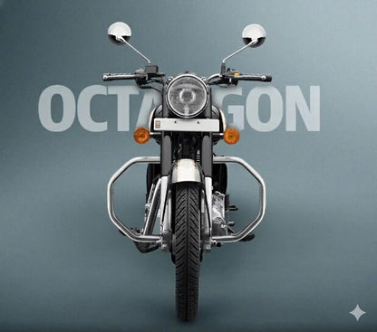 Heavy Duty Stainless Steel Crash Guard / Leg Guard for Royal Enfield Bhttps://encrypted-tbn0.gstatic.com/images?q=tbn:ANd9GcQqfqqGMGA7k2OvnAhe0-Q-fTBPJAbltepU8g&sullet Classic 350/500, Standard 350/500 & Electra 350 – Direct Fit